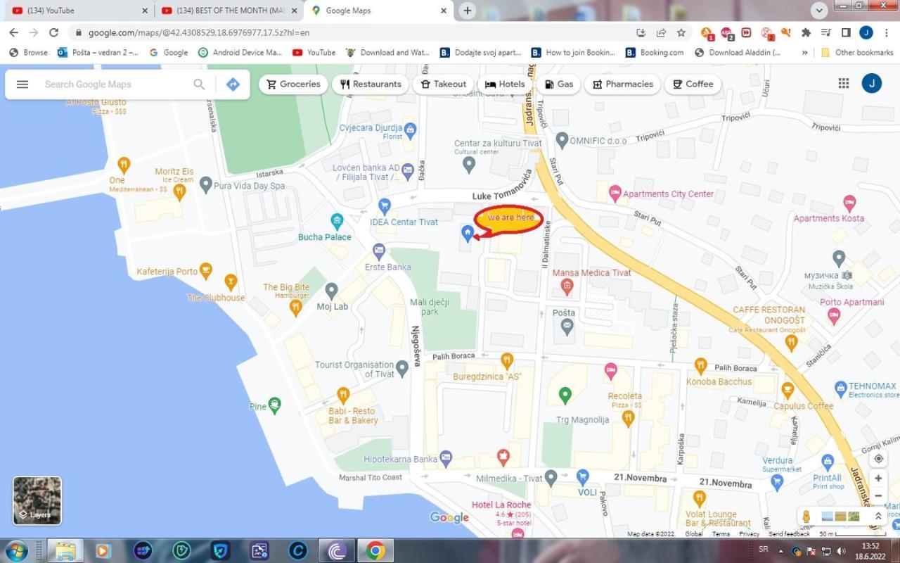 Apartmani Ana Tivat Exteriör bild